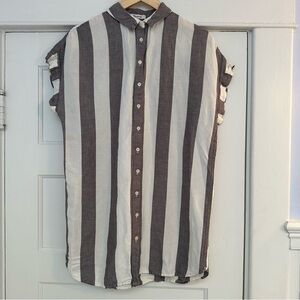 Madewell - Maywood stripe linen tunic / short dress